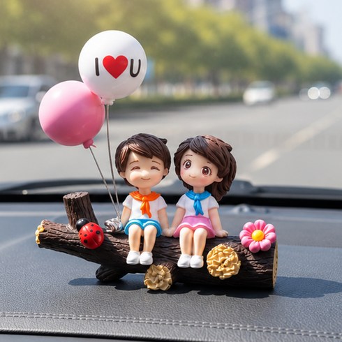 오토엘리트 장식 액세서리 피규어 차량 인테리어 소품, 1개, 커플2