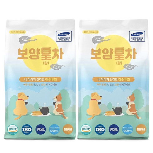 더보양 보양황차 강아지 고양이 마시는 보약 천연 영양제, 황태, 40ml, 60개
