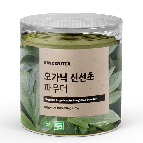 신서리티 오가닉 신선초 파우더, 1개, 100g