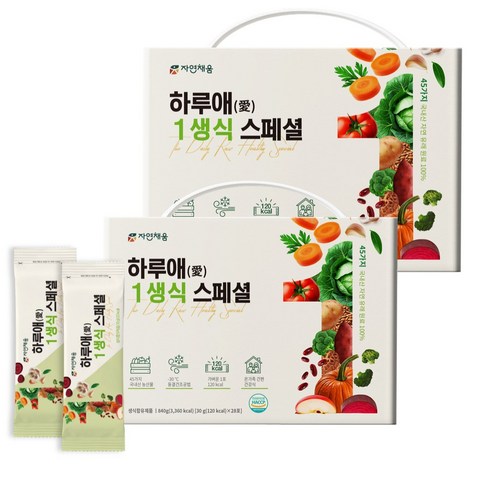 자연채움 하루애 1생식 스페셜, 840g, 2개