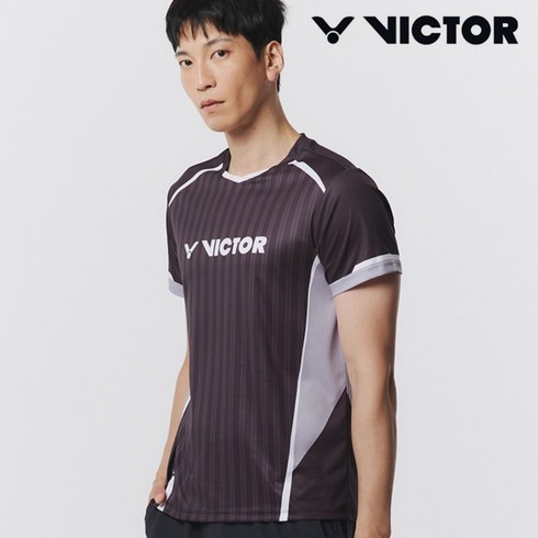 빅터 남성용 배드민턴 STRIKE MOTION 티셔츠 VT25CGW023M