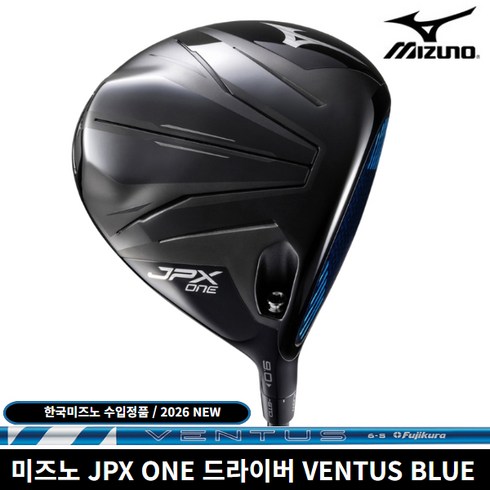 한국미즈노 JPX ONE 드라이버 남성 2026년 미즈노정품, 24 VENTUS BLUE 9도 6S