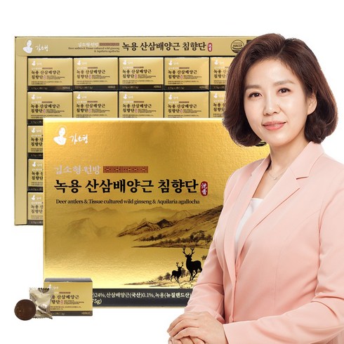 김소형원방 녹용 산삼 배양근 침향단 + 쇼핑백, 100환, 3.75g, 100개