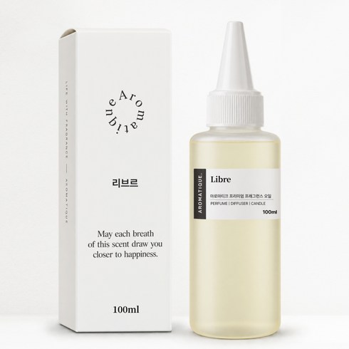 [아로마티끄] 프래그런스 오일-100ml 원액 향료-, 041.리브르, 100ml, 1개