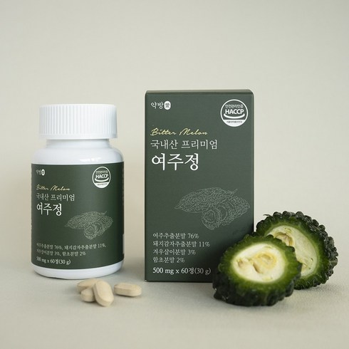 라운지셀 국내산 프리미엄 약방애 여주정, 60정, 1개