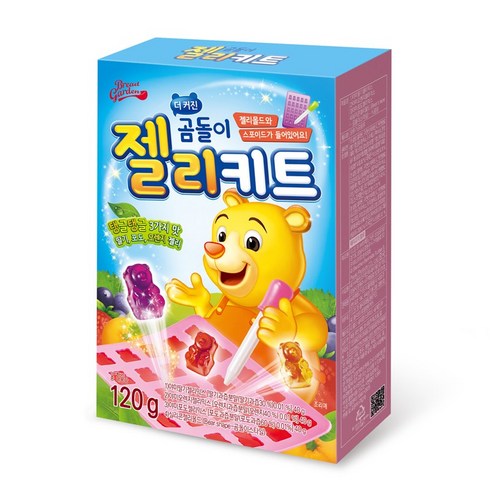 브레드가든 곰돌이 젤리키트, 120g, 1개