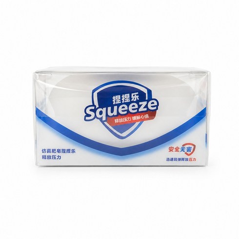 비누 말랑이 스퀴시 화이트, 01 크런치 말랑이 화이트, 80g, 1개