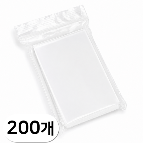 펴나나다 포토카드 보호 슬리브, 200개, 투명