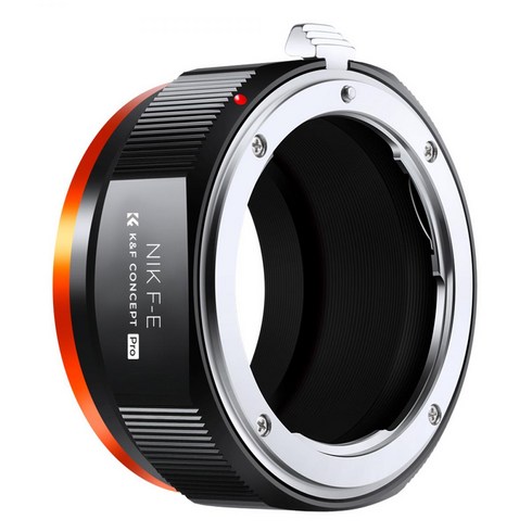 NIK F-E PRO _ Nikon F Lens - Sony E FE Body 용 K&F Concept 변환어뎁터, 1개