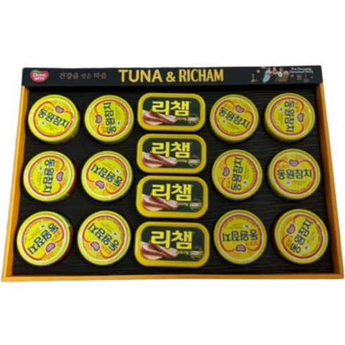 동원 튜나리챔 O-48호 선물세트+ 부직포백, 2세트