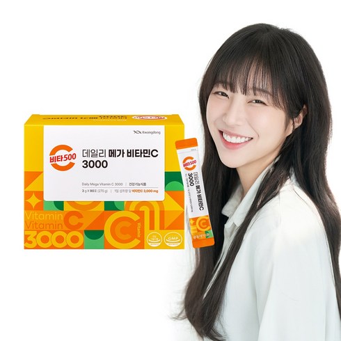 광동 비타500 데일리 메가 비타민C 3000 고함량 비타민c, 1개, 270g
