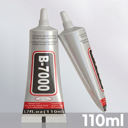 안전인증본드 B7000 투명 다용도 접착제 치약본드 핸드메이드 DIY 리페어 핸드폰수리 110ml, 1개
