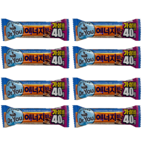오리온 닥터유 에너지바, 40g, 8개