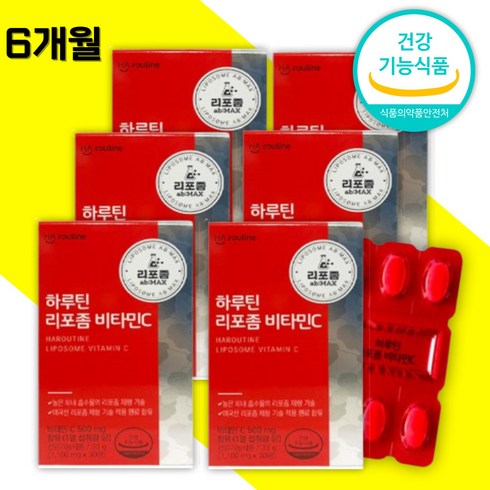 하루틴 리포좀 비타민C 1100mg, 180정, 1개