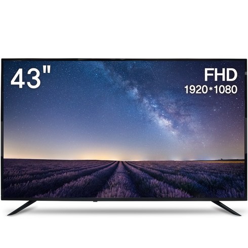 위드라이프 43인치 FHD TV 대기업정품패널 에너지1등급 고화질티비, 43F, 고객직접설치, 스탠드형, 109cm/43인치