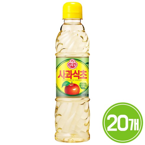 오뚜기 사과식초, 500ml, 20개