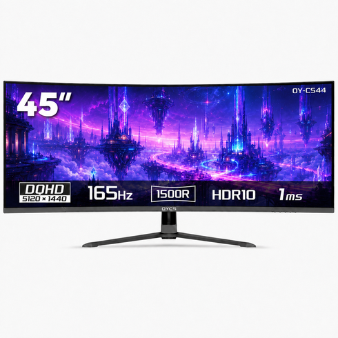45인치 49인치 5k 울트라와이드 DQHD 커브드 게이밍 모니터 32:9 1500R곡률 커브드 화면 5120*1440 120hz / 165Hz 고주사율, 45inch DQHD 165Hz, 113cm