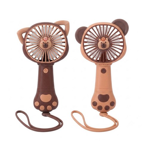 플러스토리 카피바라 미니팬 핸드 미니 선풍기 USB 충전식 어린이 단체 선물, 선택없이, MINIFAN