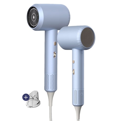 BLDC 블루라이트 음이온 케어 드라이기 2400W 고출력 초고속 건조 경량 가정용, 푸른 색, L10