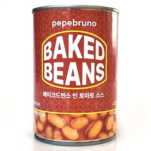 페페브루노 베이크드빈스 인 토마토 소스, 1개, 420g