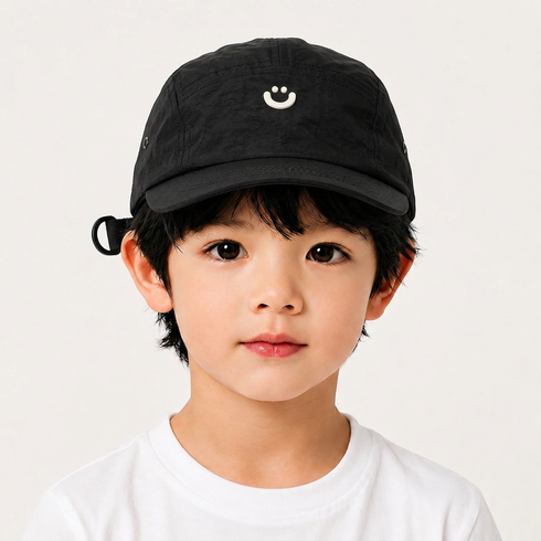 가벼운 아동 자외선 차단 스마일 볼캡 N071