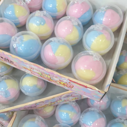 3개세트 왁뿌볼 말랑이 왁스뿌시기 스트레스볼, 60g, 3개