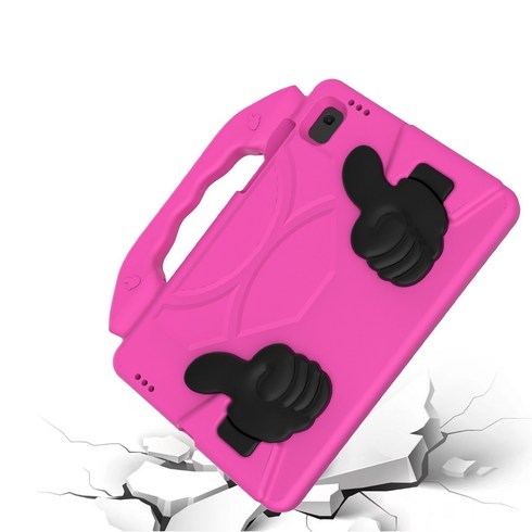 갤럭시 탭 S6 LITE EVA폼 거치대 케이스 SM-P610 SM-P615N, PINK, 핑크