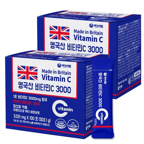 아임힐링 영국산 비타민C 3000, 303.1g, 2개