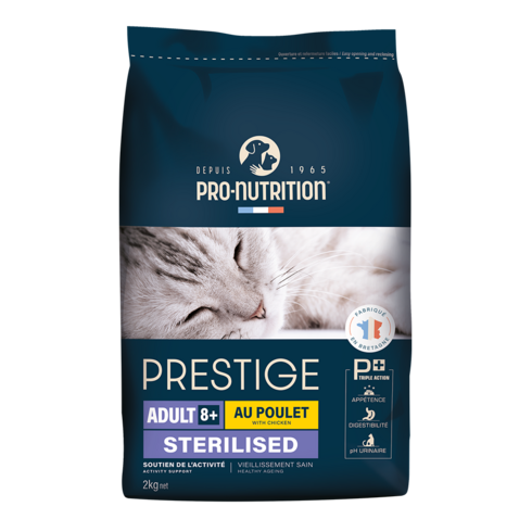 프레스티지 캣 시니어 8+ 노령 관절 신장케어 고양이 사료, 1개, 2kg, 닭
