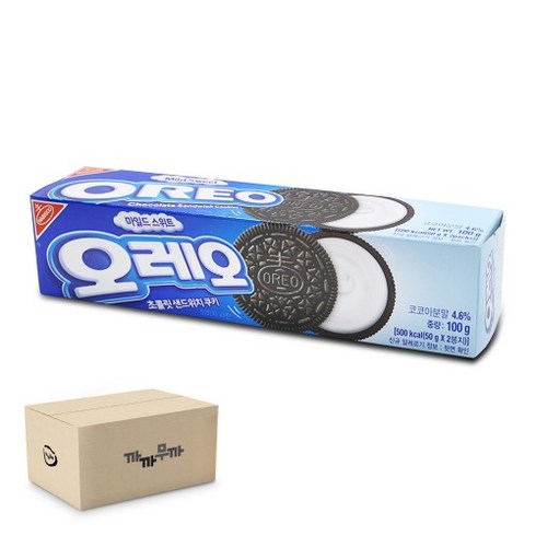 오레오 마일드 스위트, 100g, 24개