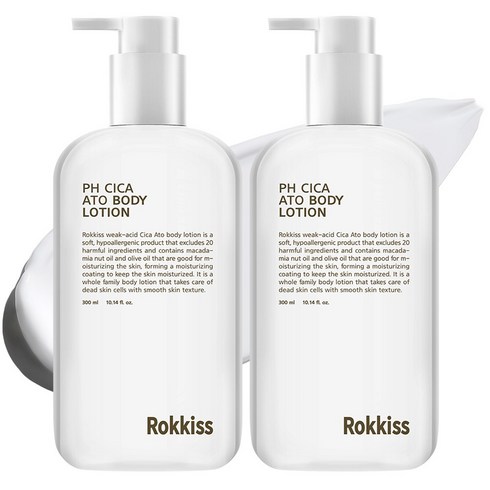 록키스 약산성 시카 아토 바디로션, 300ml, 2개