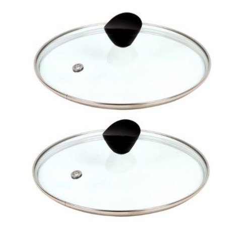 셰프라인 넘침방지 냄비 유리뚜껑, 24cm, 2개