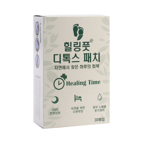 참조은 힐링풋 디톡스 패치, 1개, 30개입