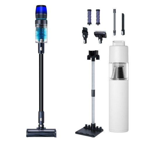 최신형 차이슨 무선 청소기 BLDC V50 자동충전 거치대 + 고사양 흡입력, 혼합색상