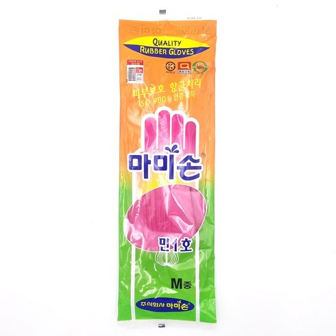마미손 고무장갑 민1호, 중(M), 10개