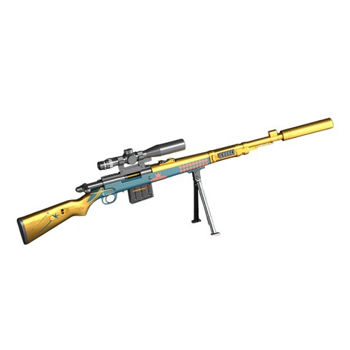 UB 카구팔 Kar98K 탄피 배출 소프트 너프건 스나이퍼 스코프 저격총, 1개, 01_골드