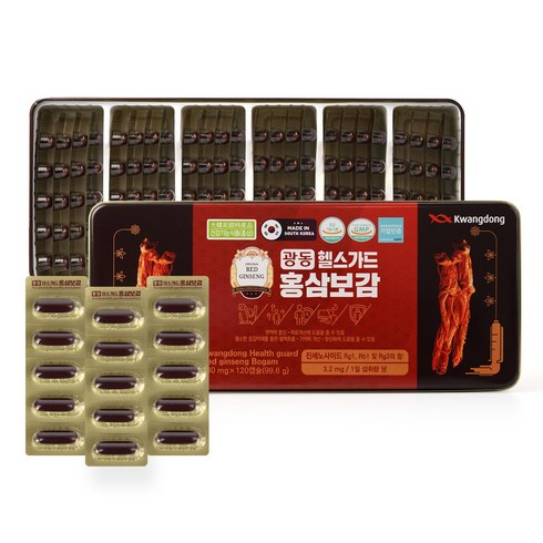 광동 헬스가드 홍삼보감 광동 홍삼캡슐, 1개, 120정