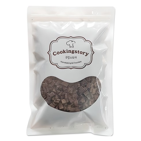 쿠킹스토리 칼리바우트 다크 청크초콜릿 초코칩, 400g, 1개