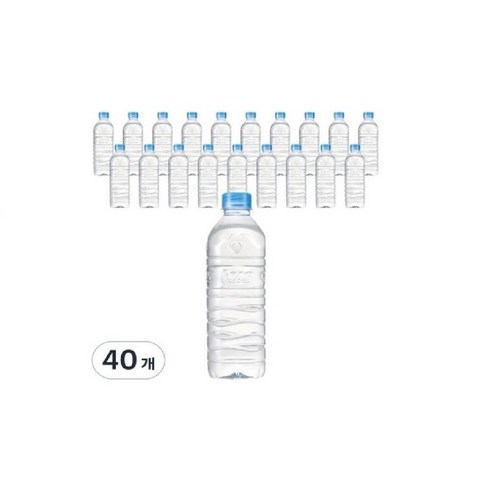 아이시스 ECO 생수 무라벨, 500ml, 40개