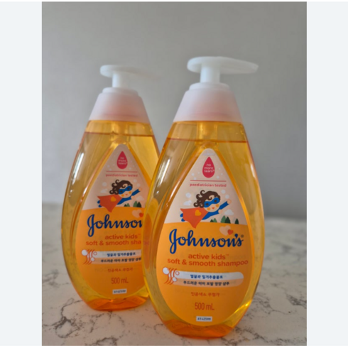 존슨즈베이비 액티브 키즈 소프트 앤 스무드 샴푸, 500ml, 6개
