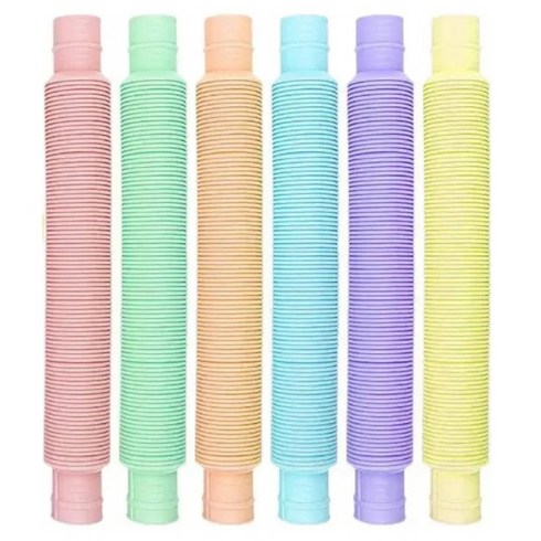 파스텔 팝튜브 10개입 중형 19cm~65cm 늘릴수있어요 파이프악기 관악기 파이프놀이 poptube 파티용품