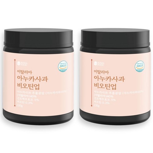 농촌푸드 이탈리아 아누카사과 비오틴업, 120g, 2개