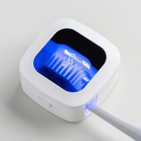 주코 칫솔살균기 건조 휴대용 방수 UV-C 살균 ZT-CR102W, 화이트