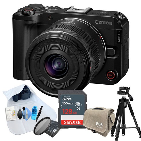 [포토리뷰이벤트] 캐논 EOS R50 V + RF-s 14-30mm KIT 블랙 + 128GB 패키지