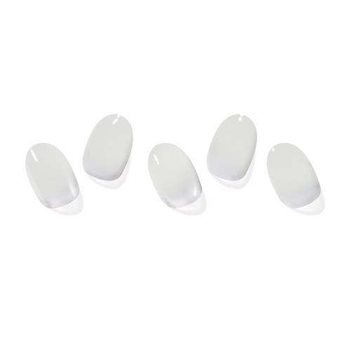 로엔블 친환경 프리미엄 물광볼륨 네일 스티커 젤 네일 스티커 32pcs, 1개, 화이트미스트