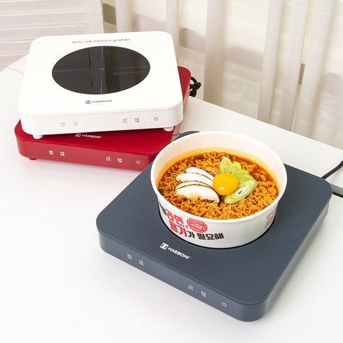 해보니 초가성비 라면조리기 한강라면을 집에서! 인덕션 모드까지 OK, HC-I1502A(크림), 가지고 다닐 수 있는
