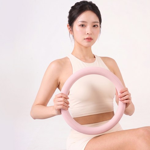 아벡 자유그립 링 케틀벨 홈트 필라테스 바레 덤벨, 1개, 4.5kg, 사쿠라 미스트