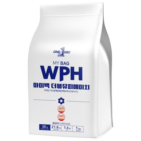 마이백 더블유피에이치 웨이 가수분해유청단백 단백질 보충제 WPH, 1개, 1kg