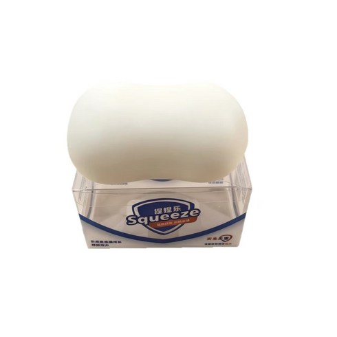 비누슬랑이 바삭바삭 슬랑이 말랑이 크런치, 1개, 89g, 화이트