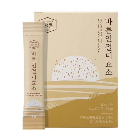 바른 인절미효소 곡물 발효, 1박스, 90g